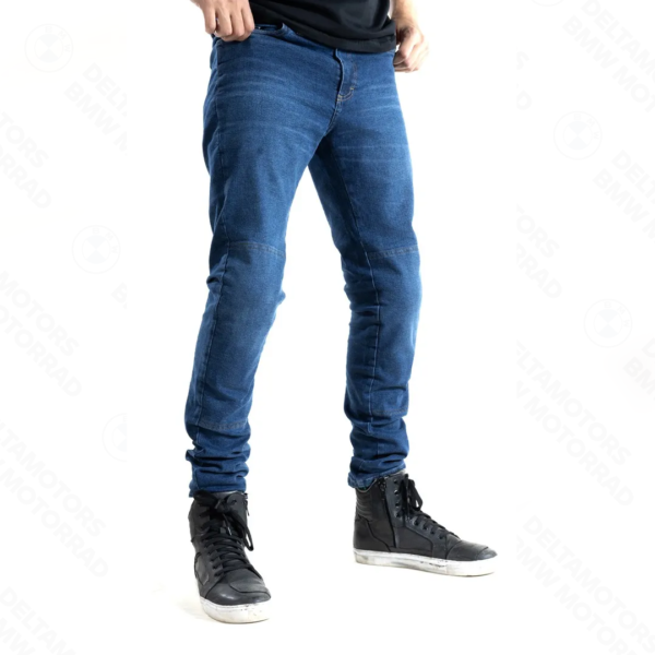 Pantalon Jean Kevlar Qobu Denim Con Protecciones Moto Cuo